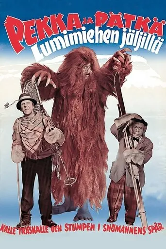 Póster de Pekka ja Pätkä lumimiehen jäljillä