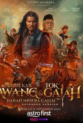 Póster de Pendekar Awang & Tok Gajah: Darah Indera Gajah