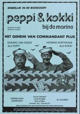 Póster de Peppi & Kokki bij de marine - Het geheim van Kommandant Plus