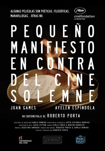 Póster de Pequeño manifiesto en contra del cine solemne