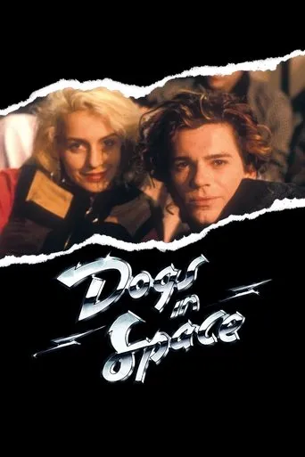 Póster de Perros en el Espacio (1986) con Michael Hutchence como Sam