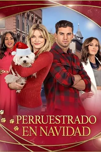 Póster de Perruestrado en Navidad (2022) con Meredith Thomas como Reporter Jennifer