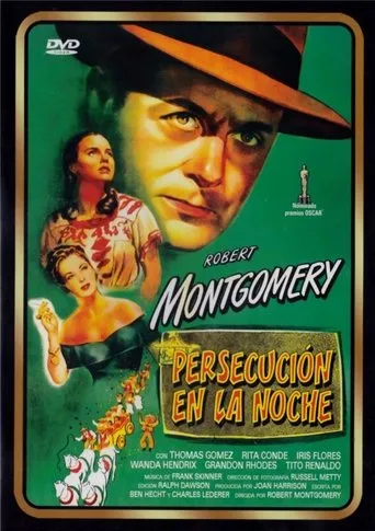 Póster de Persecución en la noche