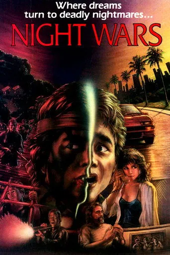 Póster de Pesadillas de guerra (1988) con Dan Haggerty como Dr. Mike Campbell
