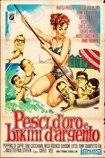 Póster de Pesci d'oro e bikini d'argento