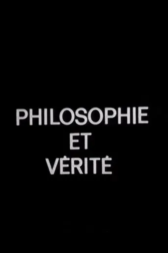 Póster de Philosophie et vérité