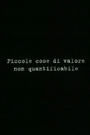 Póster de Piccole cose di valore non quantificabile