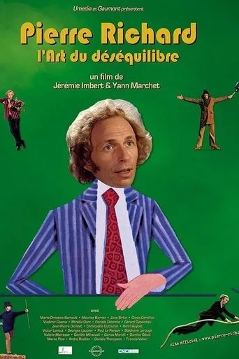 Póster de Pierre Richard, l'art du déséquilibre