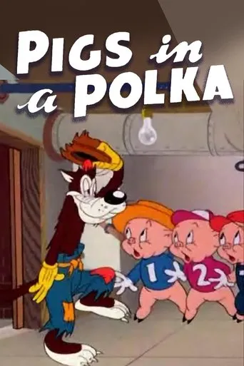 Póster de Pigs in a Polka
