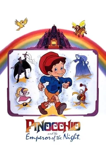 Póster de Pinocho y el Emperador de la Noche (1987) con Jonathan Harris como Grumblebee (voice)