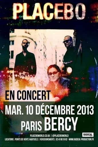 Póster de Placebo In concert Paris 2013