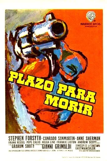 Póster de Plazo para morir (1965) con Sancho Gracia como Saloon Gunslinger (uncredited)