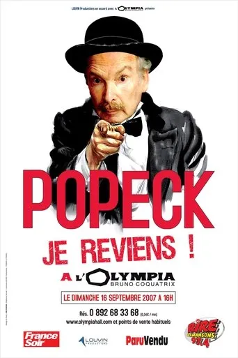 Póster de Popeck à l'Olympia