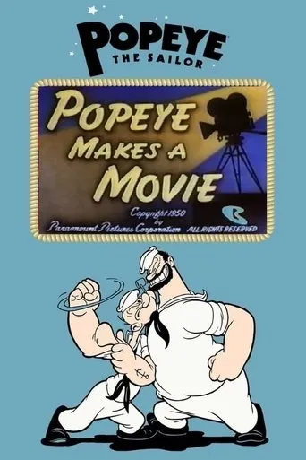 Póster de Popeye Makes a Movie