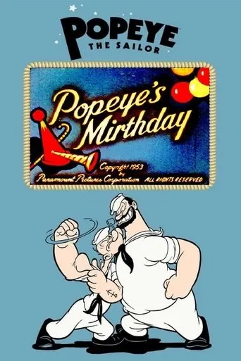 Póster de Popeye's Mirthday