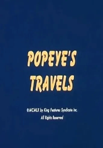 Póster de Popeye's Travels