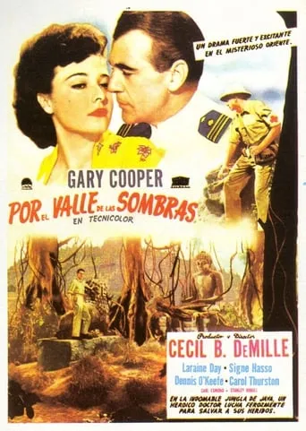Póster de Por el valle de las sombras (1944) con Cecil B. DeMille como Voice of Narrator (uncredited)