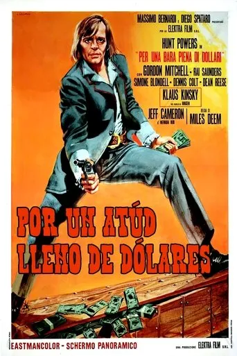 Póster de Por un ataud lleno de dolares (1971) con Gordon Mitchell como John Hamilton
