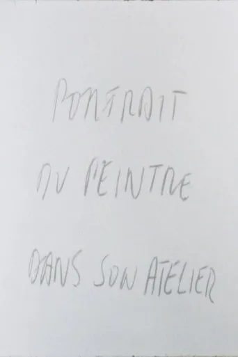 Póster de Portrait du peintre dans son atelier