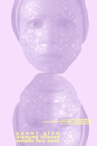 Póster de power glow diamond infused metallic face mask
