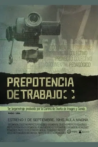 Póster de Prepotencia de trabajo