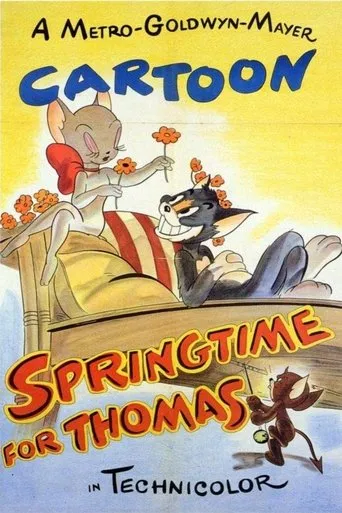 Póster de Primavera para Tom (1946) con Frank Graham como Jerry's Devil Conscience / Butch (voice)