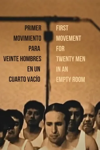 Póster de Primer movimiento para veinte hombres en un cuarto vacío