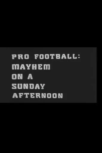 Póster de Pro Football: Mayhem on a Sunday Afternoon