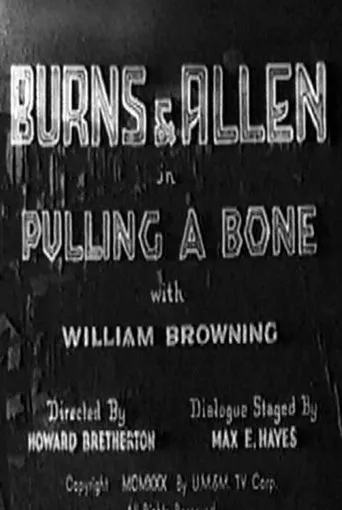 Póster de Pulling a Bone