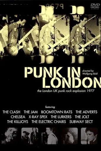 Póster de Punk en Londres (1977) con Bob Geldof como Self