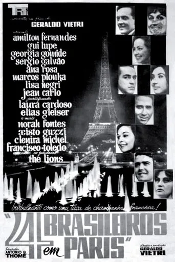 Póster de Quatro Brasileiros em Paris