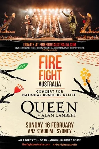 Póster de Queen + Adam Lambert: Fire Fight Australia