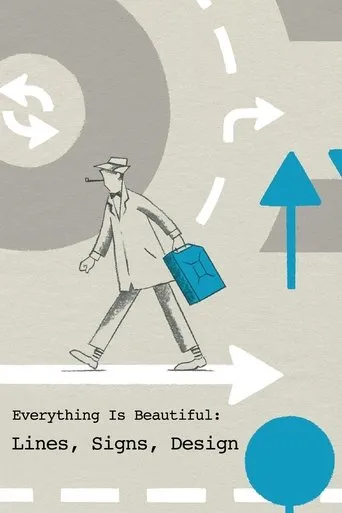 Póster de "Tout est beau!": Des signes, des lignes, design
