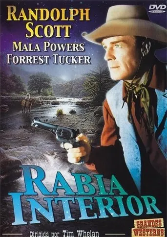 Póster de Rabia interior (1955) con Mala Powers como Laura Reno