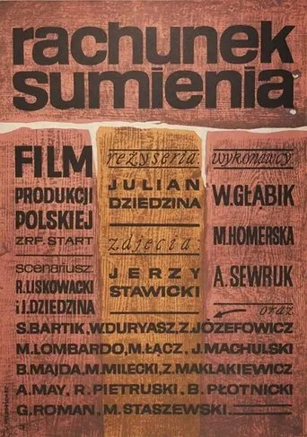 Póster de Rachunek sumienia