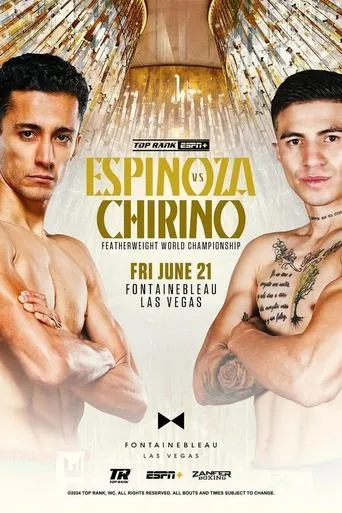 Póster de Rafael Espinoza vs. Sergio Chirino