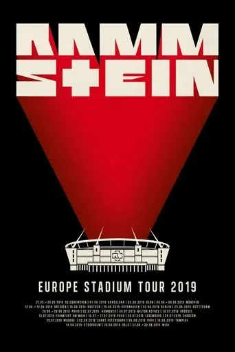 Póster de Rammstein Europe Stadium Tour 2019