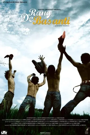 Póster de Rang De Basanti (2006) con Waheeda Rehman como Mrs. Rathod