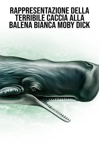 Póster de Rappresentazione della terribile caccia alla balena bianca Moby Dick