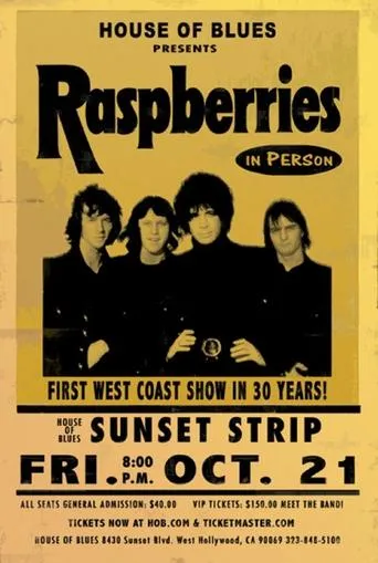 Póster de Raspberries: Live on Sunset Strip