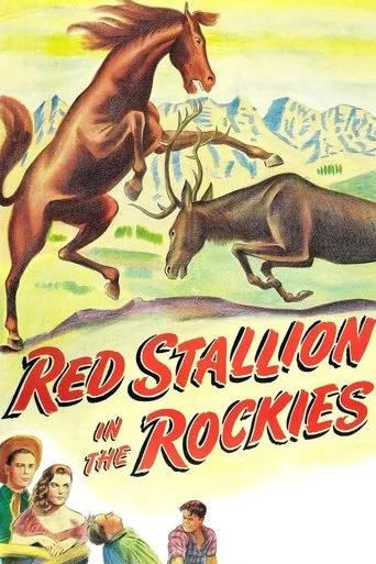 Póster de Red Stallion In The Rockies