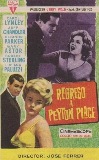 Póster de Regreso a Peyton Place (1961) con Tuesday Weld como Selena Cross