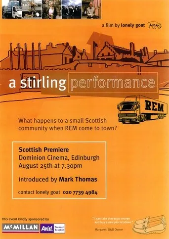 Póster de R.E.M.: A Stirling Performance