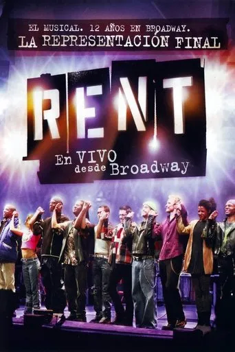 Póster de Rent: En vivo desde Broadway (2008) con Adam Kantor como Mark Cohen