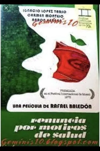 Póster de Renuncia por motivos de salud