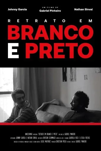 Póster de Retrato em Branco e Preto
