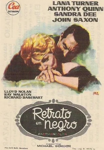 Póster de Retrato en negro (1960) con Robert P. Lieb