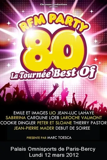 Póster de RFM Party 80 La tournée Best of à Bercy