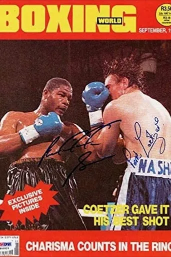Póster de Riddick Bowe vs. Pierre Coetzer