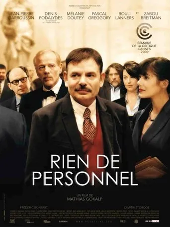 Póster de Rien de personnel